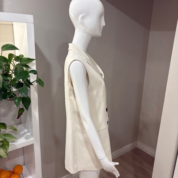 Marella Cream Vest - Picture 3 of 4